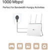 Tp-link tl-pa7017p kit av1000 gigabit powerline starterkit (wit)