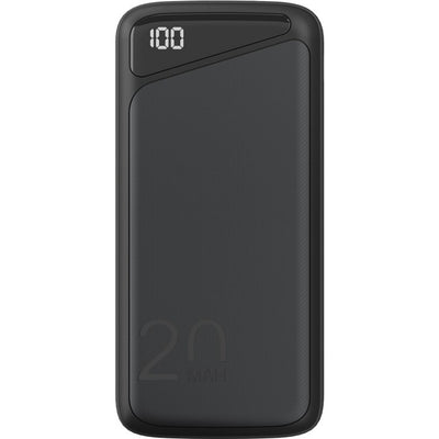 Goobay quick charge powerbank 20.000 mah - 74 wh (zwart, usb-c pd, qc 3.0)
