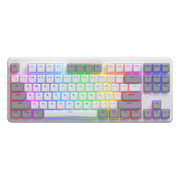 Hator rockfall 3 tkl wireless rgb mechanisch gaming toetsenbord (wit, us lay-out (qwerty), hator aurum orange, 80% (tkl), rgb, pbt keycaps, hotswap, 2.4 ghz bluetooth usb-c) - afbeelding 1