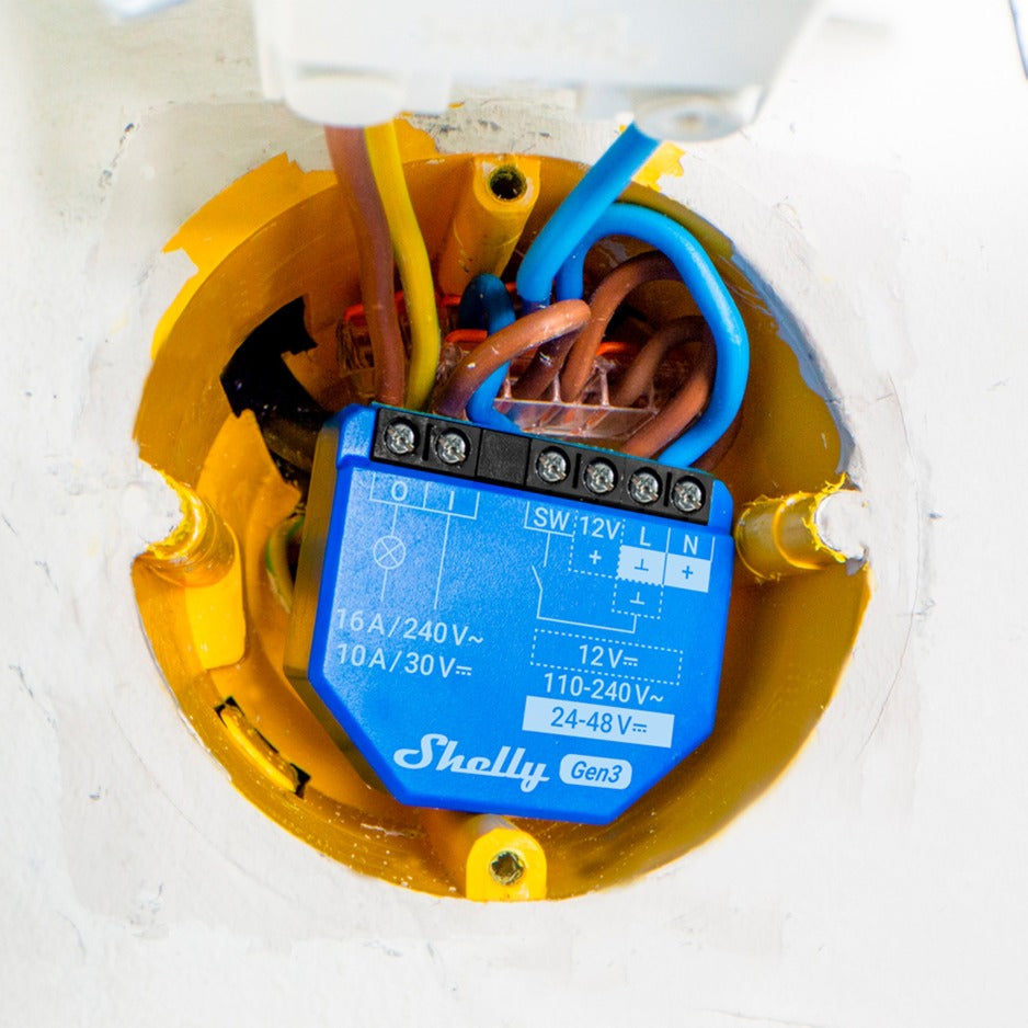 Shelly 1 gen3 relais (wifi, bluetooth)