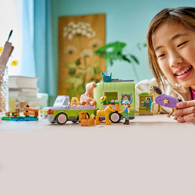 Lego friends - trailer met paard en veulen constructiespeelgoed (42695)
