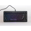 Ducky projectd tinker 75 met qmk via rgb mechanisch toetsenbord (zwart, us lay-out (qwerty), cherry mx red, 75%, rgb leds, double-shot pbt, hot-swappable, gasket mount)