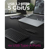 Icy box ib-dk4062-cpd 12-in-1 dockingstation (aluminium)