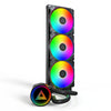 Montech lightflow argb 360 waterkoeling (zwart)
