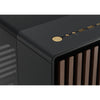 Fractal design north midi tower behuizing (zwart houtkleur | 2x usb-a | 1x usb-c | tempered glass)
