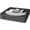 Thermaltake ct120 ex reverse argb sync pc cooling fan (3-fan pack) case fans (zwart, 3 stuks, 120 x 120 x 25 mm, pwm)