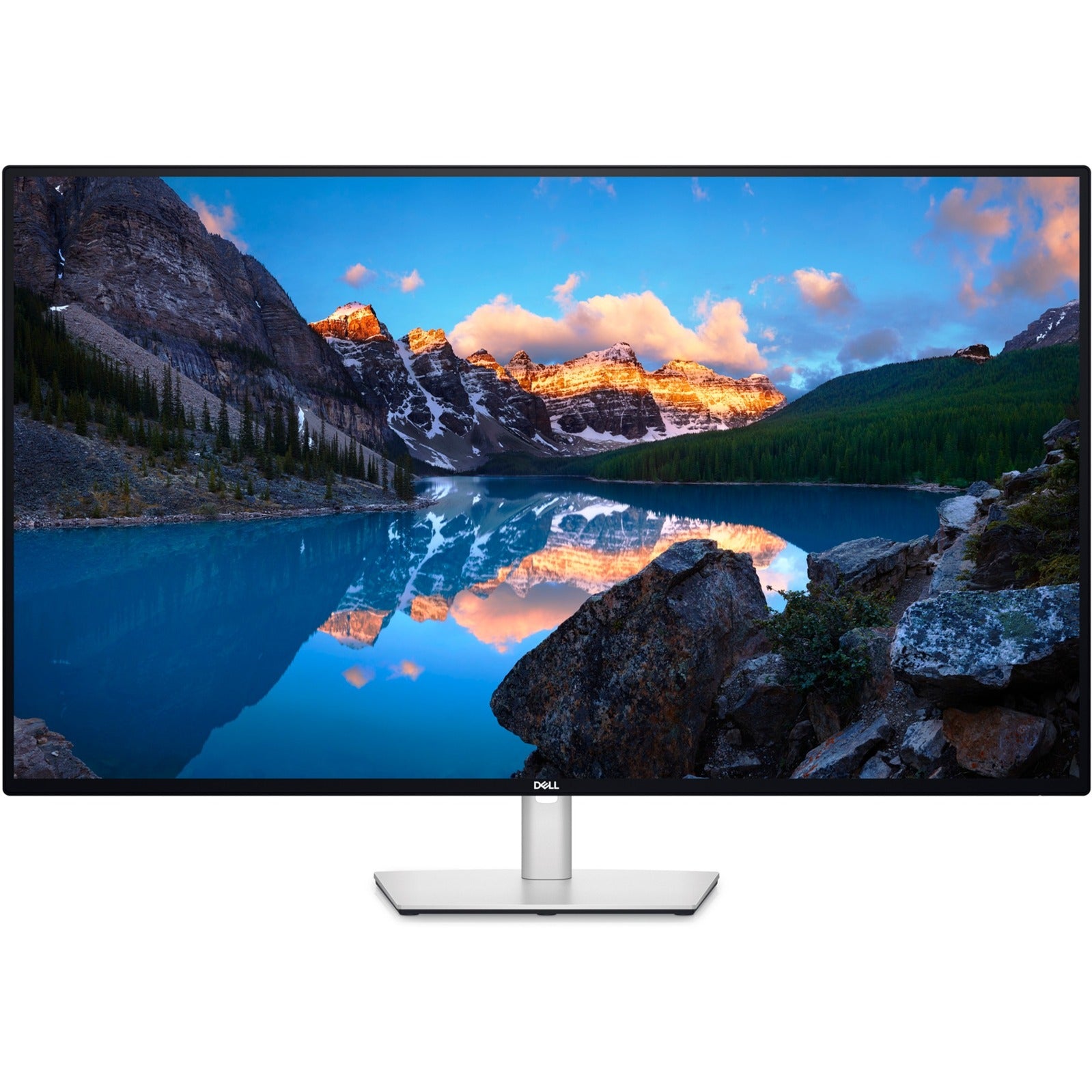 Dell ultrasharp u4323qe 43 4k uhd monitor (zwart zilver, hdmi, displayport, usb-c, audio, lan)