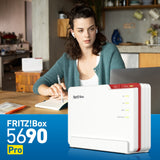 Fritz! box 5690 pro edition international router (wit rood, mesh wi-fi) - afbeelding 9