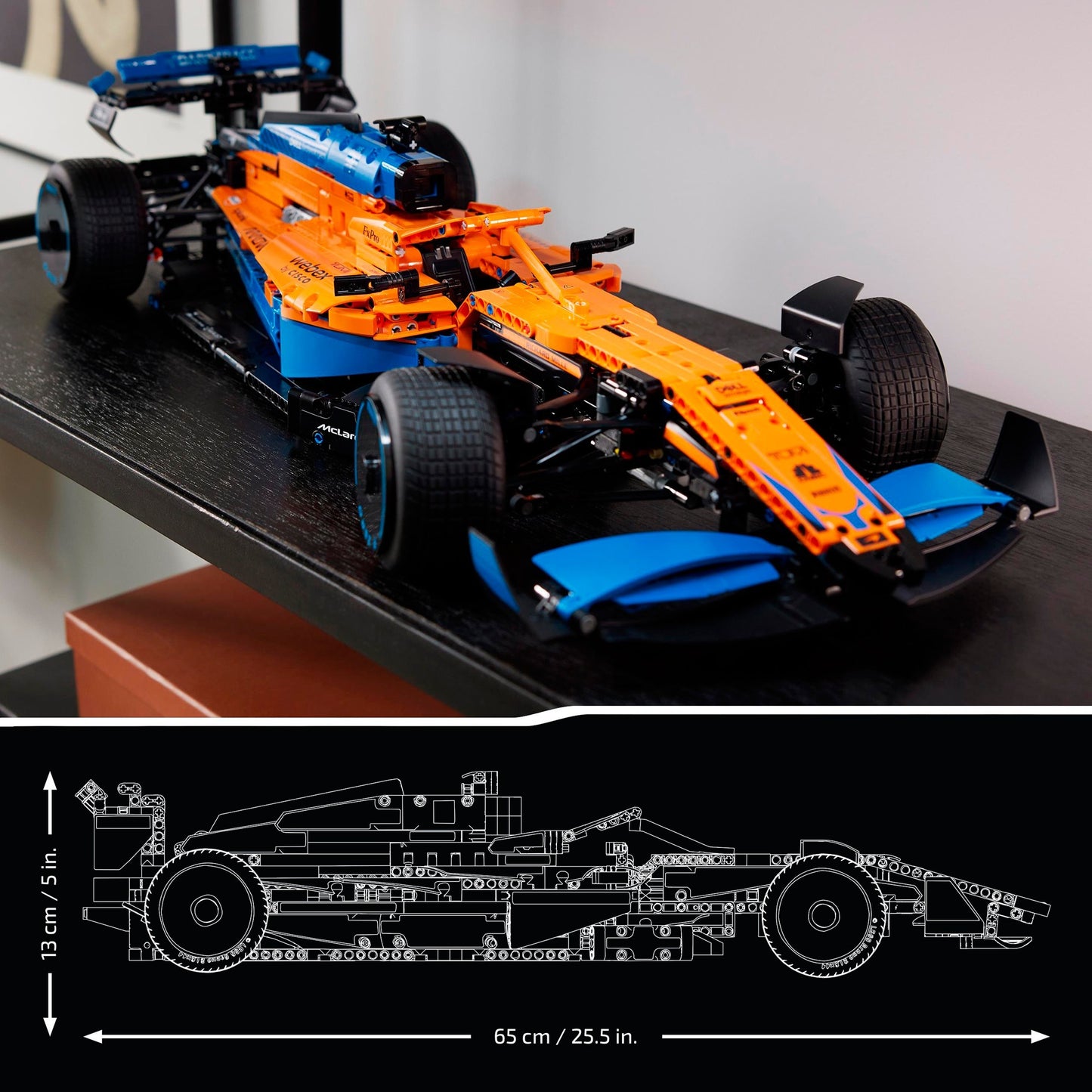 Lego technic mclaren formule 1 2022 racewagen set voor volwassenen - 42141