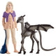 Schleich wizarding world - luna lovegood™ en terzieler - luna lovegood™ baby thestral - harry potter - 42636