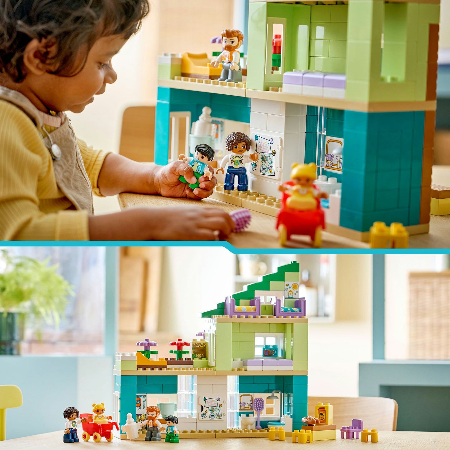 Lego duplo town 10470 - woonhuis - 3-in-1 - inclusief figuren