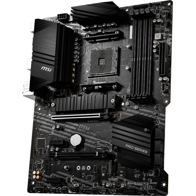 Msi b550-a pro socket am4 moederbord (zwart, raid, gb-lan, sound, atx)