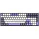 Iqunix f97 lavandin wireless mechanical keyboard (lavendel, us lay-out (qwerty), cherry mx brown, 96%, rgb leds, hot-swappable, pbt, 2.4ghz | bluetooth 5.1 | usb-c)