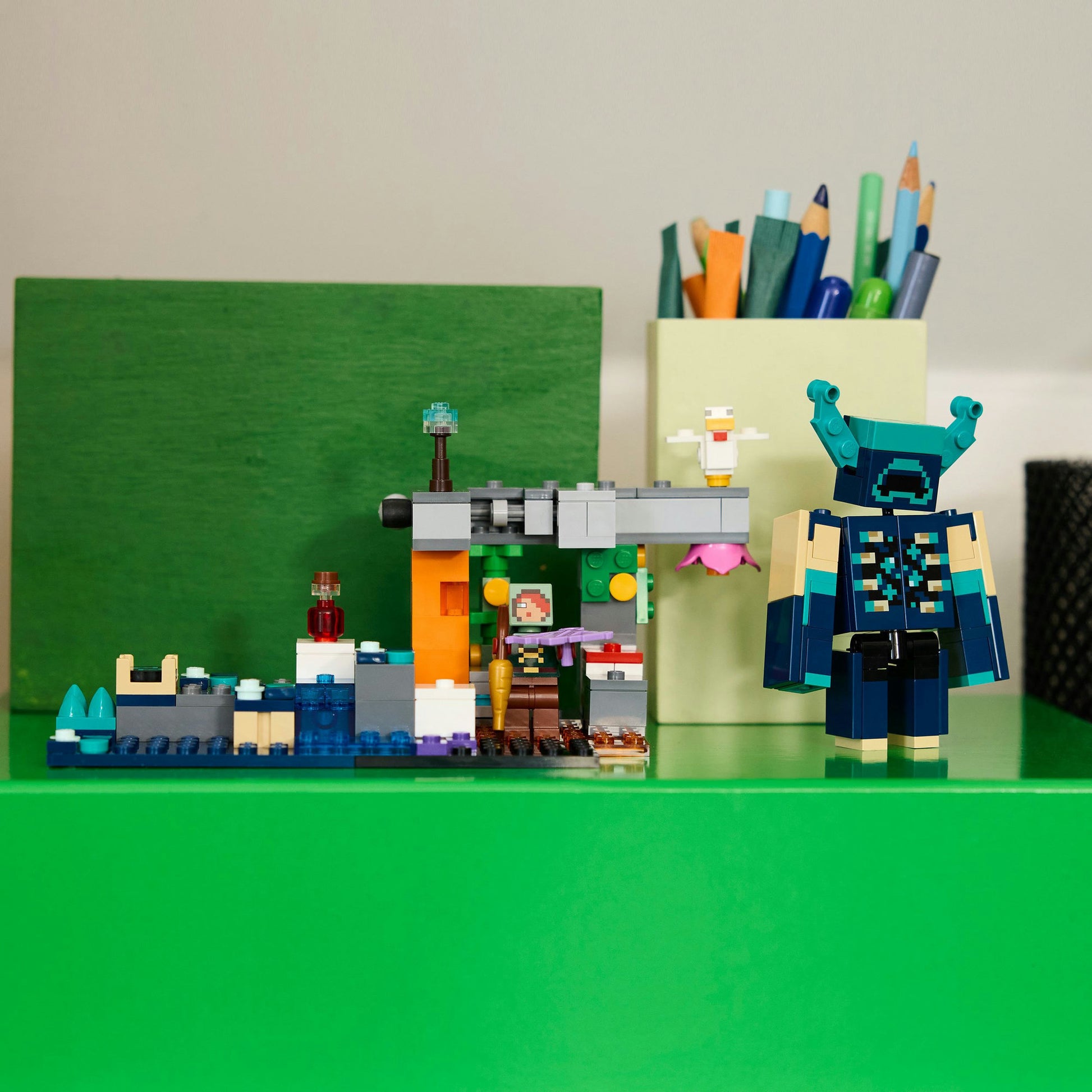 Lego minecraft 21274 de ontmoeting met de opzichter