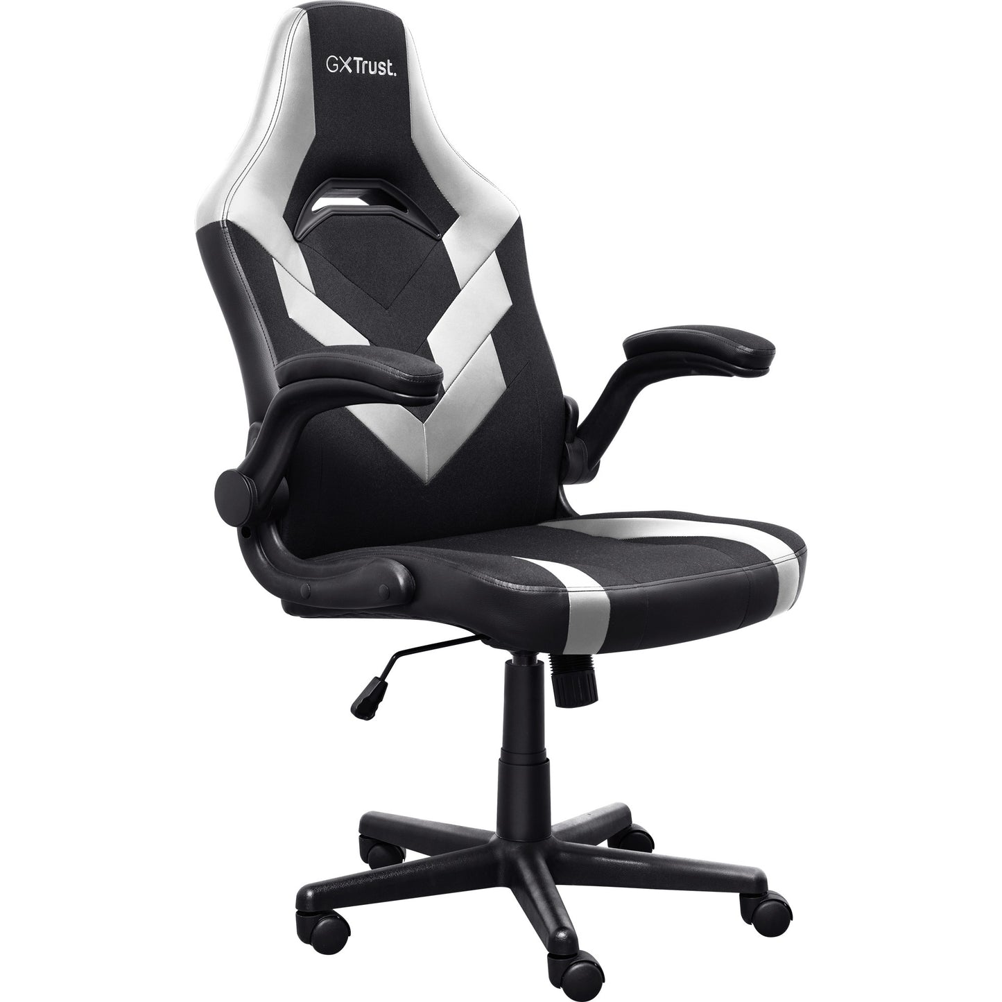 Trust gxt 703w riye gamingstoel (zwart wit)