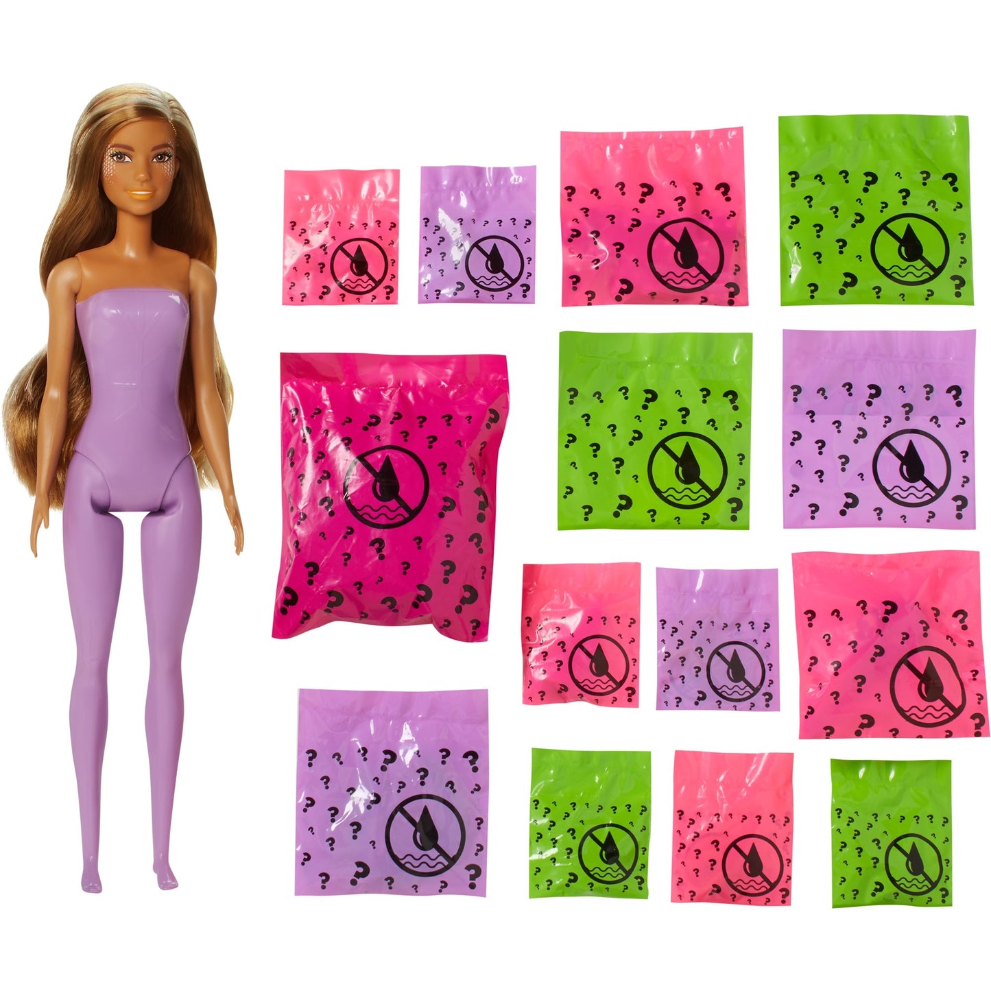 Barbie color reveal - fantasy fashion zeemeermin pop