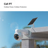 Imou cell pt met zonnepaneel beveiligingscamera (wit, 100% draadloos)