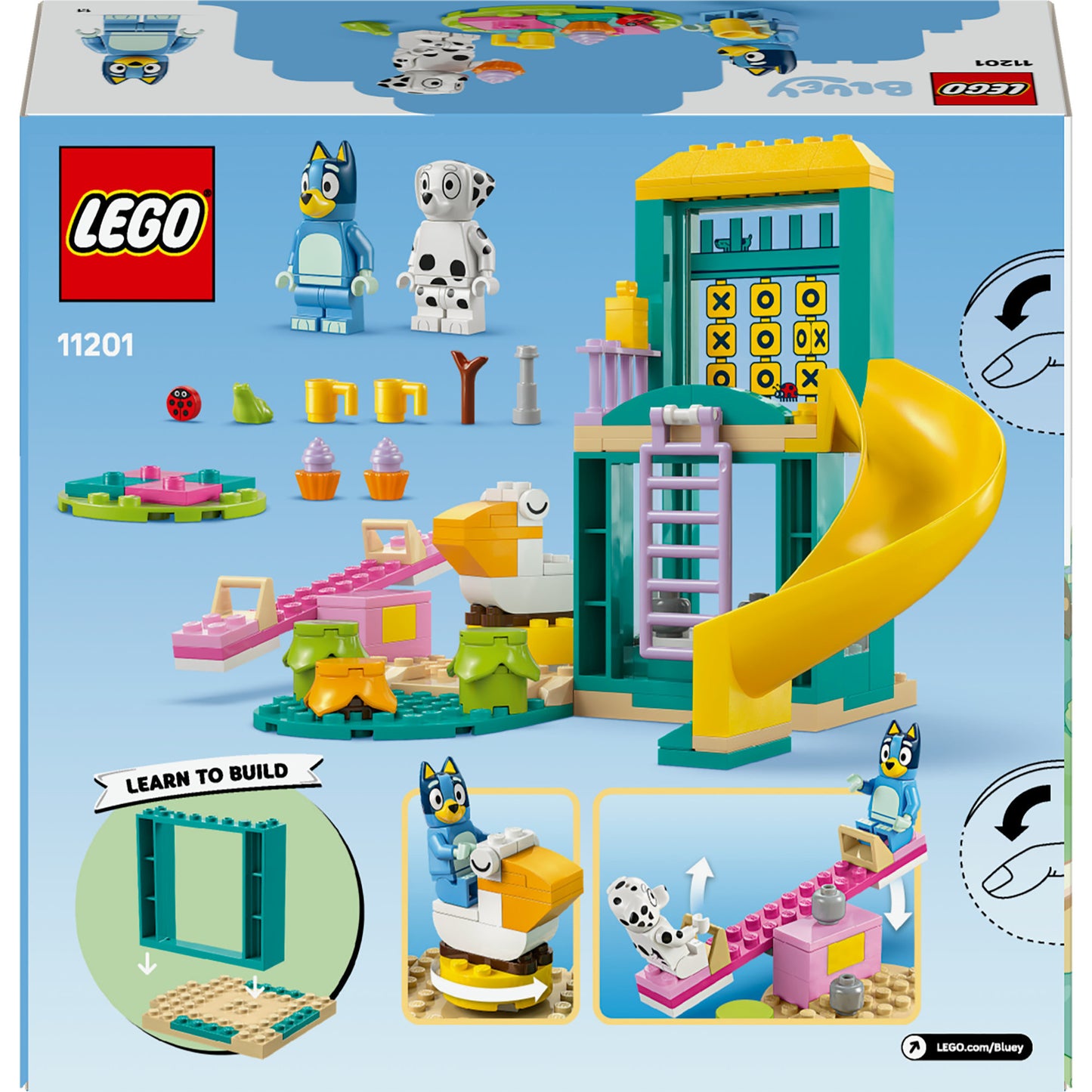 Lego ® bluey: bluey en chloé in de speeltuin bouwset - 11201