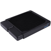 Alphacool nexxxos st20 hpe full copper 120 mm radiator (zwart) - afbeelding 1