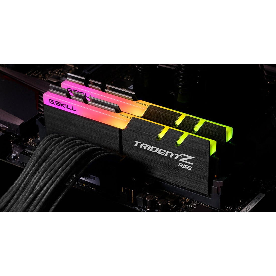 G.skill trident z rgb 16 gb ddr4-3000 (2x 8 gb) werkgeheugen (zwart, f4-3000c16d-16gtzr, xmp 2.0)