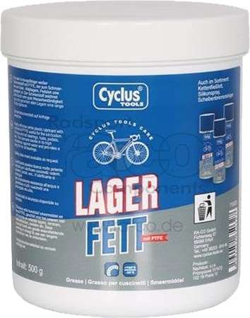 Cyclus lagervet wit pot 500gr.