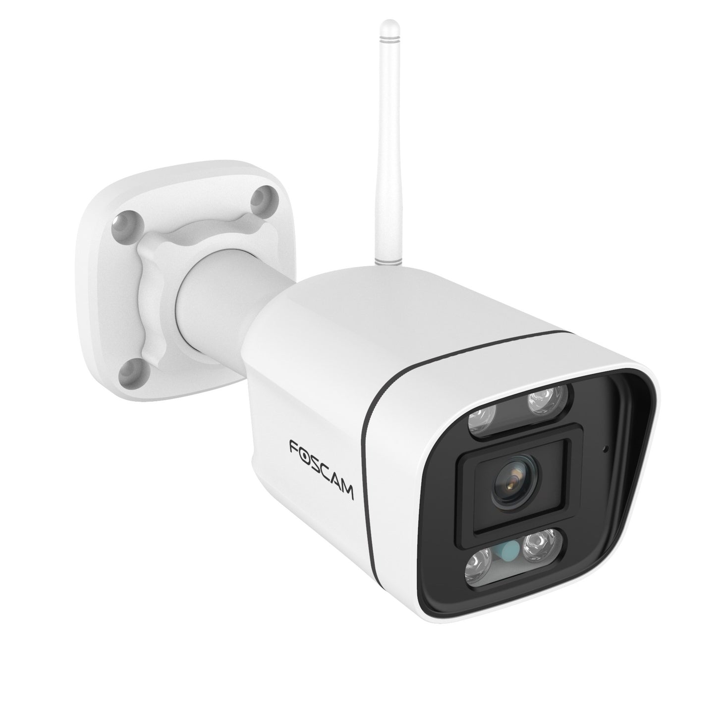 Foscam v8p, 4k 8mp dual-band wifi beveiligingscamera (wit, met geluid- en lichtalarm)