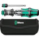 Wera kraftform kompakt 26 met etui, 7‑delig bitset (zwart groen)
