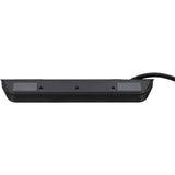 Brennenstuhl estilo hoekstekkerdoos 4-voudig stekkerdoos (zwart roestvrij staal, 2x usb) - afbeelding 6