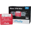 Shelly qubino wave 1pm mini relais (rood wit, 1-kanaals, z-wave)
