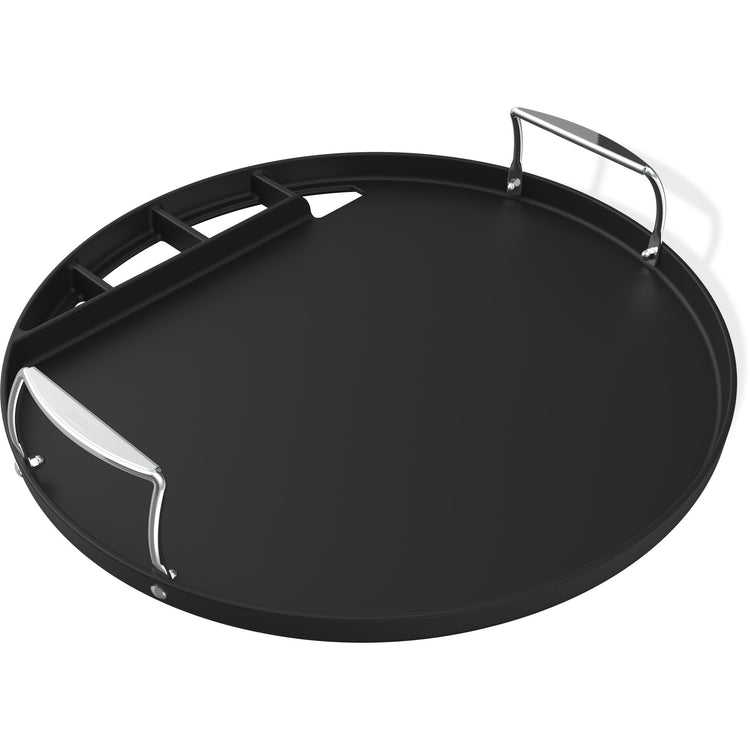 Weber full-size plancha - voor houtskoolbarbecues 57 cm grillplaat (zwart)