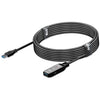 Club 3d usb 3.2 gen1 active repeater verlengkabel (zwart, 5 meter)