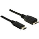 Delock usb-c 3.1 > usb 3.1 micro-usb kabel (zwart, 1 meter, usb 3.1 gen 2)