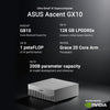 Asus ascent gx10 arm v9.2-a 128 2 mini-pc (donkergrijs | nvidia gb10 grace blackwell | dgx spark | nvlink-c2c | 128 gb | 2 tb ssd)