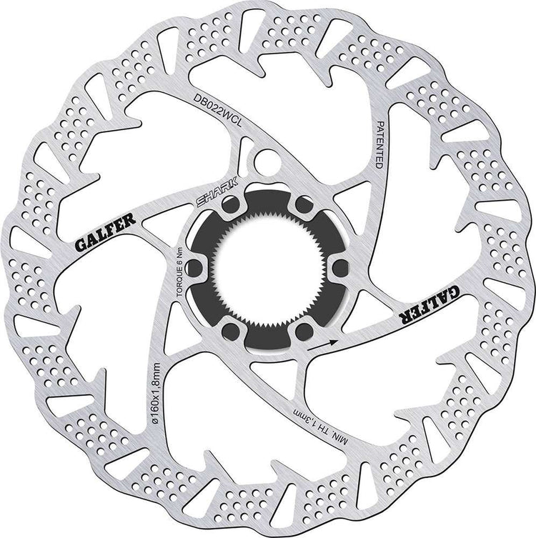 Galfer bike shark® mtb centerlock disc rotor