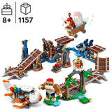 Lego super mario - uitbreidingsset: diddy kongs mijnwagenrit constructiespeelgoed (71425) - afbeelding 3