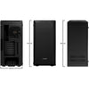 Be quiet! pure base 600 window midi tower behuizing (zwart | 2x usb-a | tempered glass)