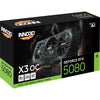 Inno3d geforce rtx 5080 x3 oc grafische kaart (dlss 4, 3x displayport, 1x hdmi 2.1)