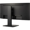Viewsonic uwqhd curved docking monitor met kvm-switch vg3419c 34 ultrawide (zwart (mat), 1x hdmi, 1x displayport, usb-a, usb-b, usb-c, lan, audio)