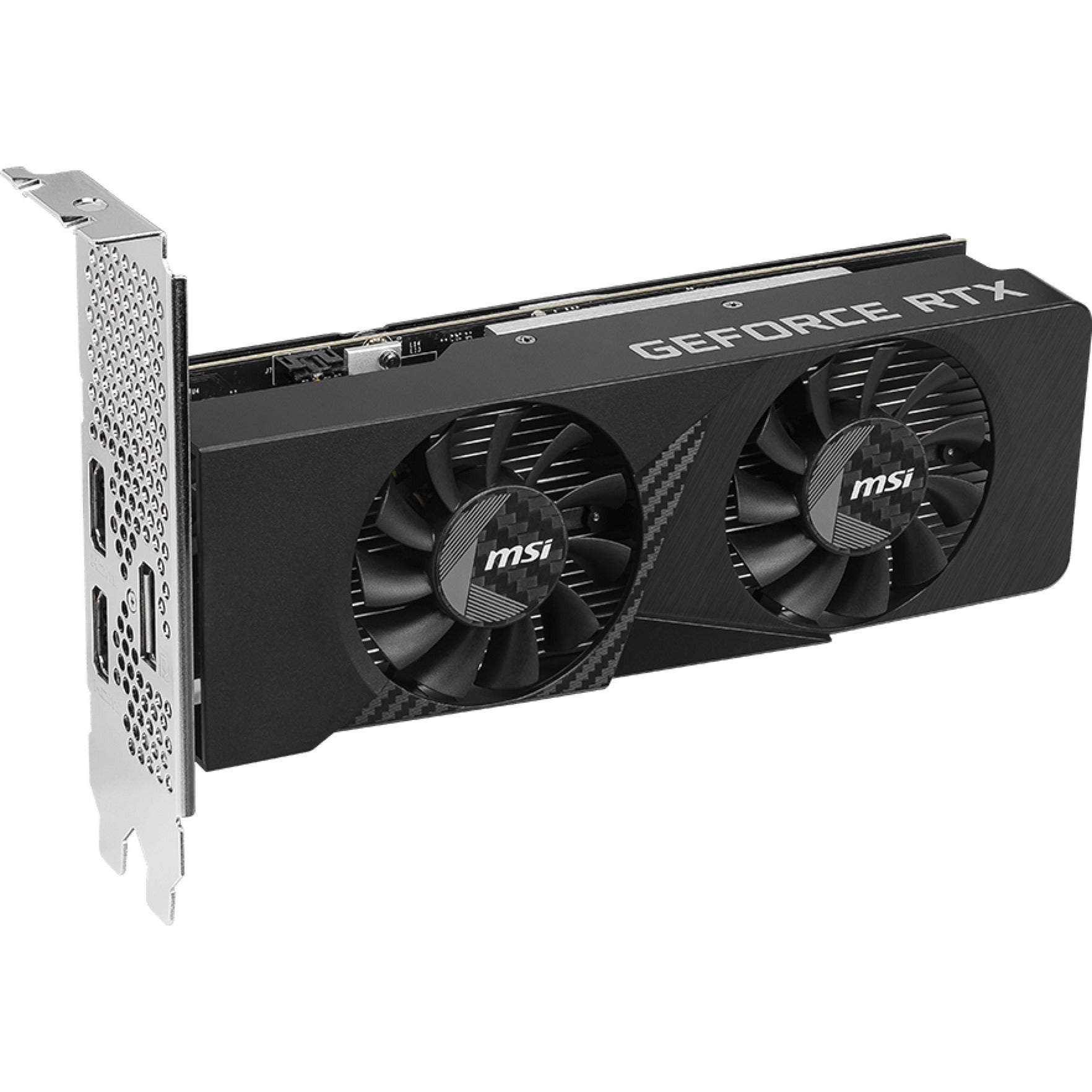 Msi geforce rtx 3050 lp e 6g oc grafische kaart (2x hdmi, 1x displayport, dlss)