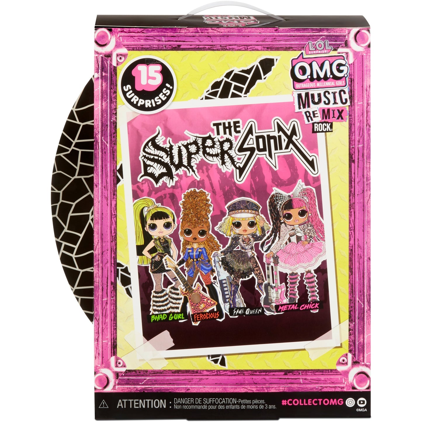 Mga entertainment l.o.l. surprise! omg remix rock - fame queen and keytar pop