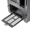 Silverstone cs382 mini tower behuizing (zwart | 2x usb-a | 1x usb-c)