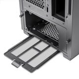 Silverstone cs382 mini tower behuizing (zwart | 2x usb-a | 1x usb-c) - afbeelding 10