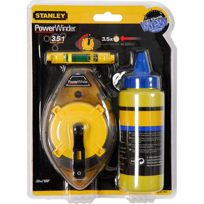 Stanley slaglijnmolenkit powerwinder 30m afstandsmeter