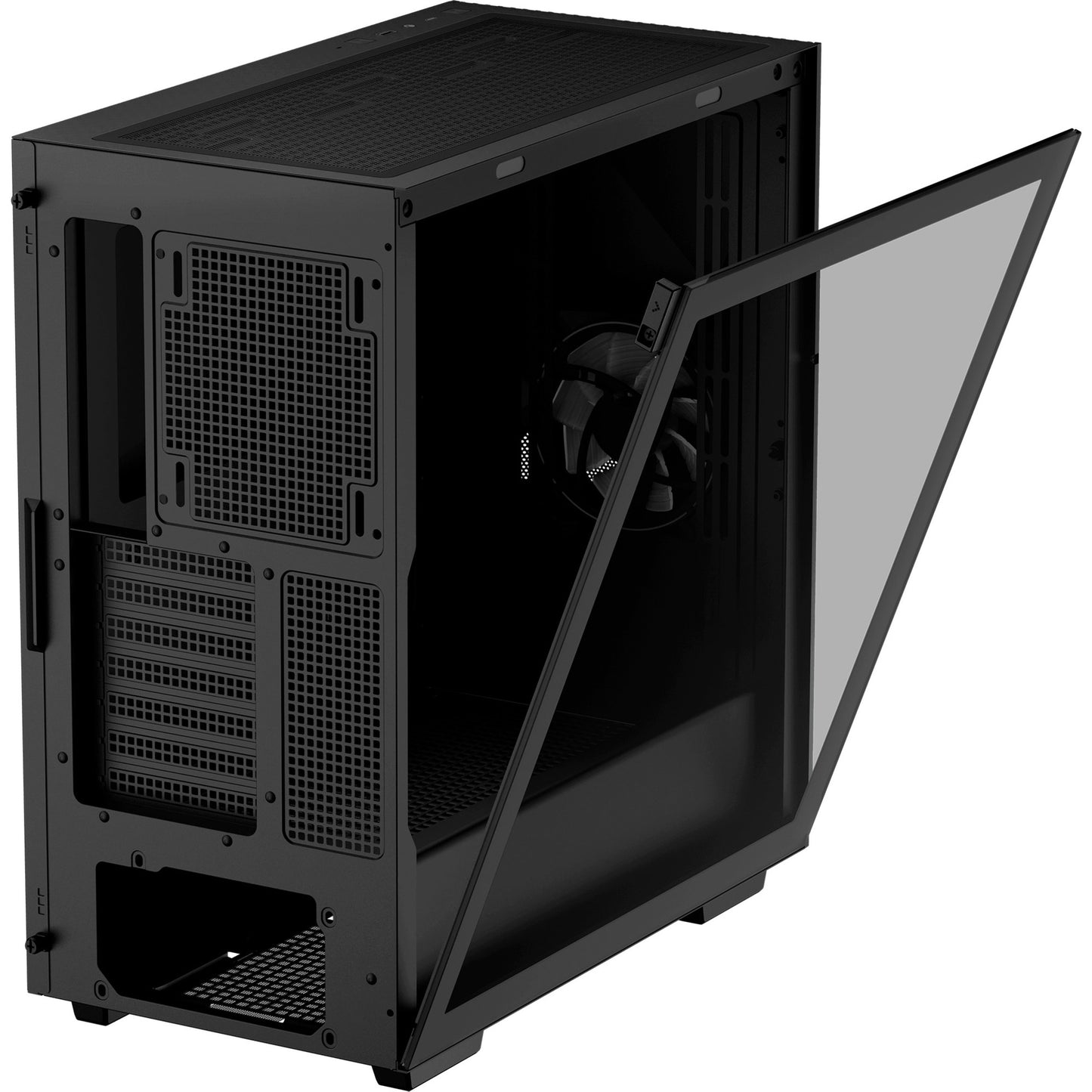 Deepcool cyclops midi tower behuizing (zwart | 1x usb-a | 1x usb-c | window)