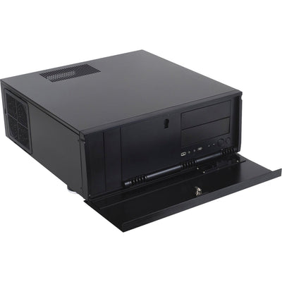 Silverstone sst-gd07b-c htpc behuizing (zwart | 1x usb-a | 1x usb-c)