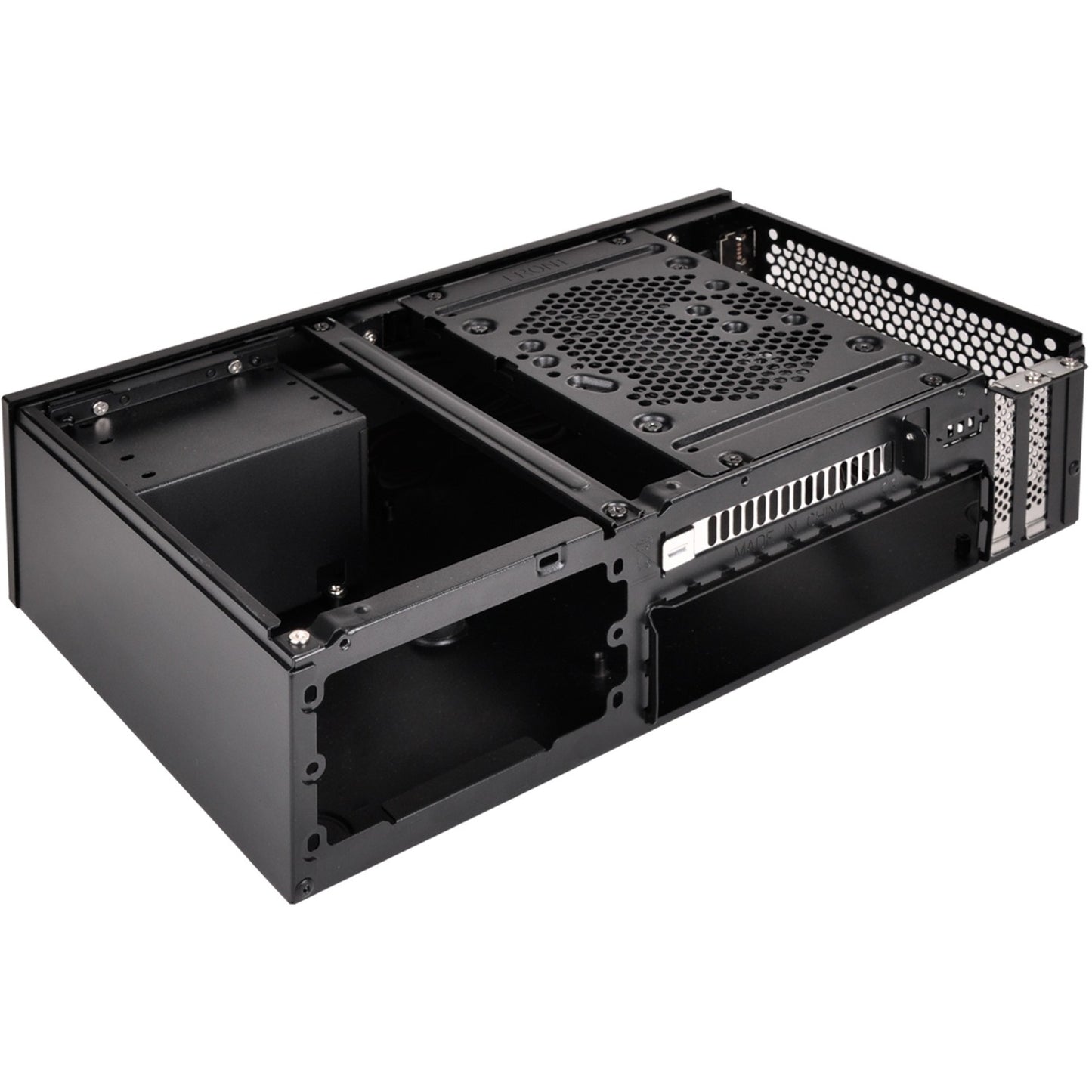 Silverstone sst-ml09b htpc behuizing (zwart | 2x usb-a)