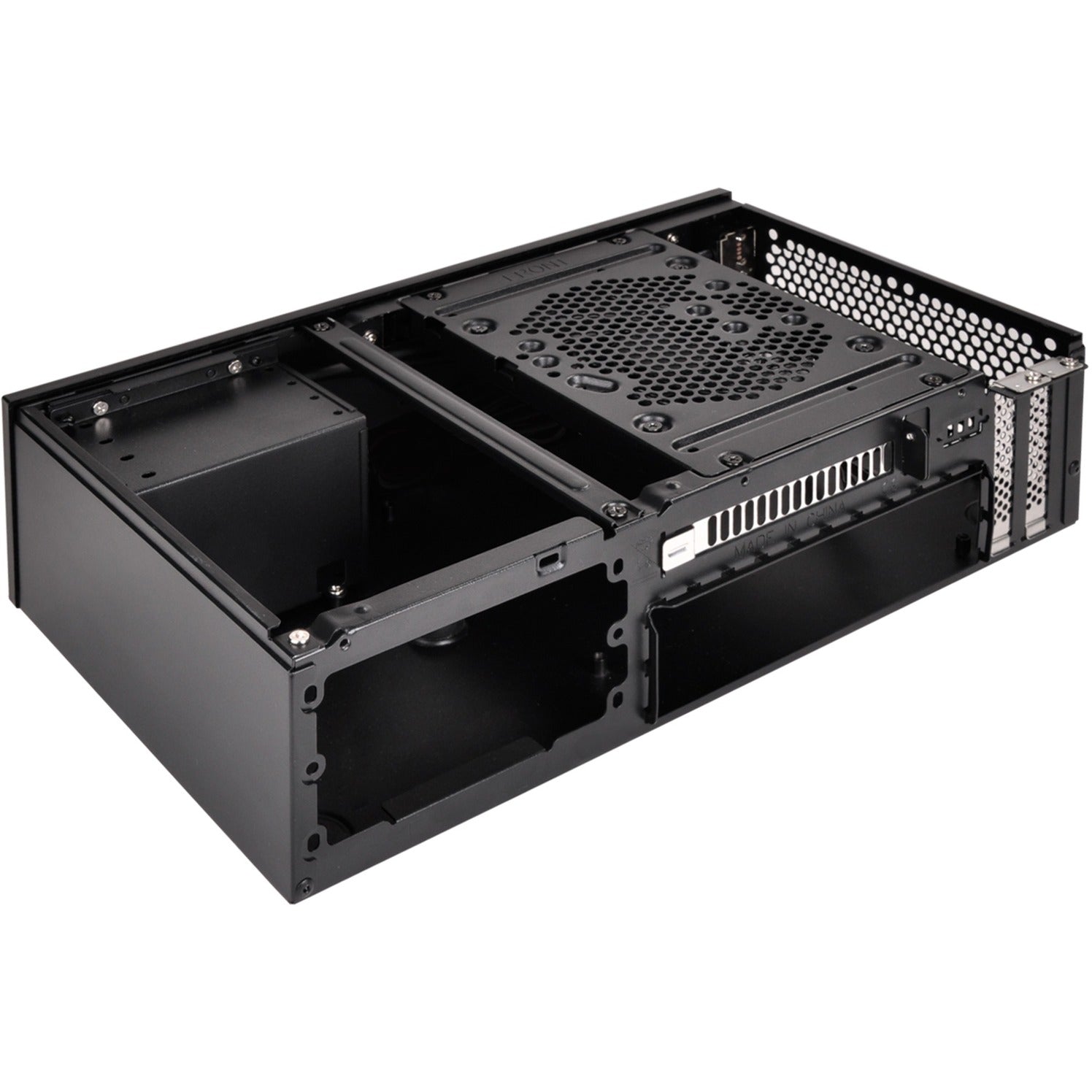 Silverstone sst-ml09b htpc behuizing (zwart | 2x usb-a)