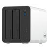 Terramaster f2-425 plus nas (wit, 2x 5gbe, hdmi, usb)