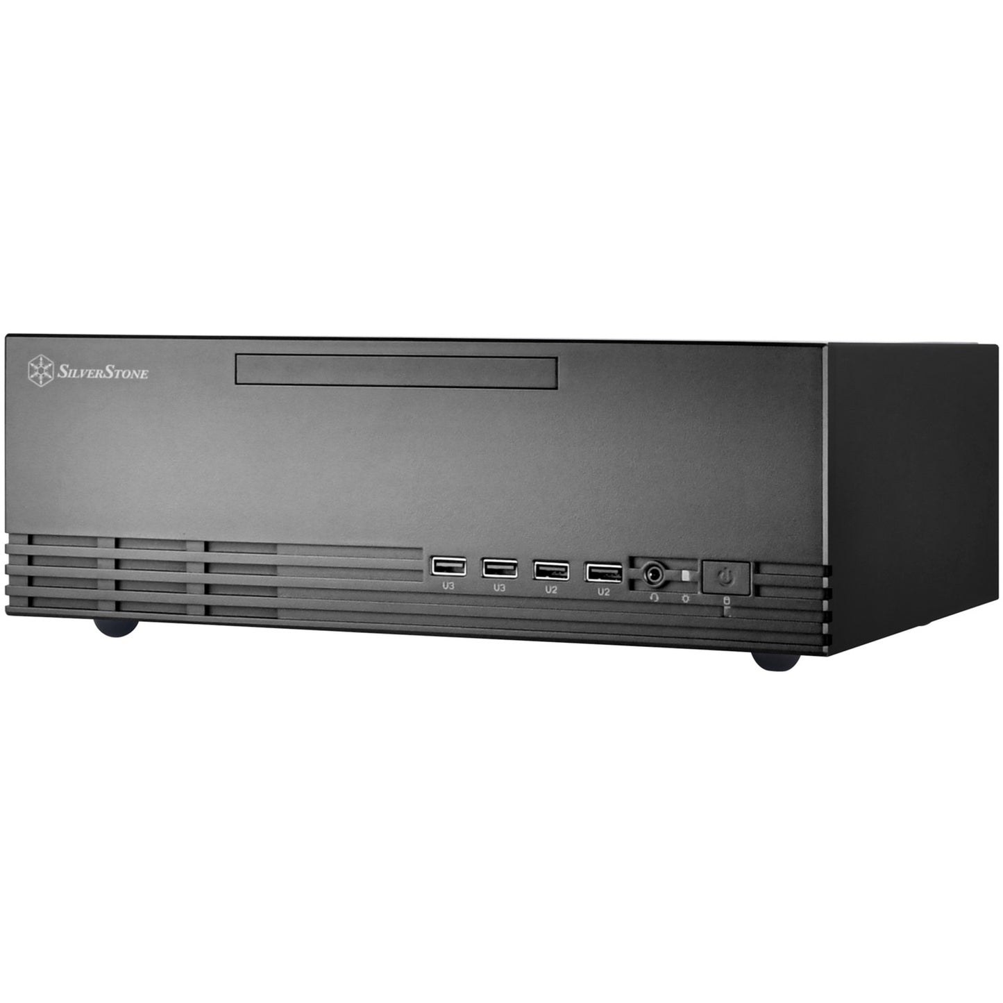 Silverstone sst-ml11b htpc behuizing (zwart | 4x usb-a)