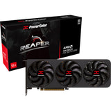 Powercolor radeon rx 9070 gre reaper 12gb gddr6 grafische kaart (zwart, rdna4, 3x displayport, 1x hdmi 2.1) - afbeelding 1